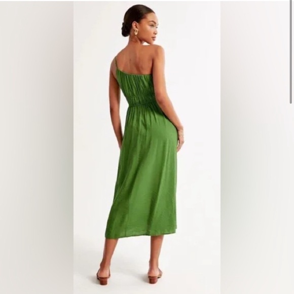 Abercrombie & Fitch Green Midi Dress - Picture 2 of 4